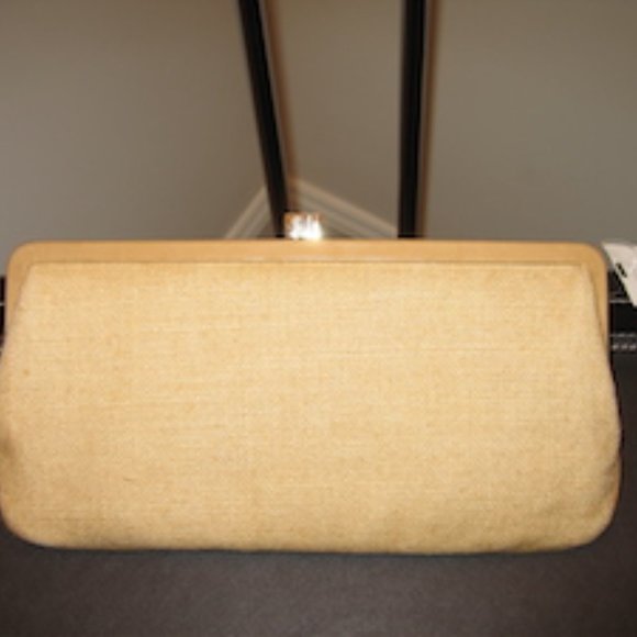 LAMBERSTON TRUEX-TAN & ORANGE LEATHER FLOWER MOTIF - Picture 3 of 6